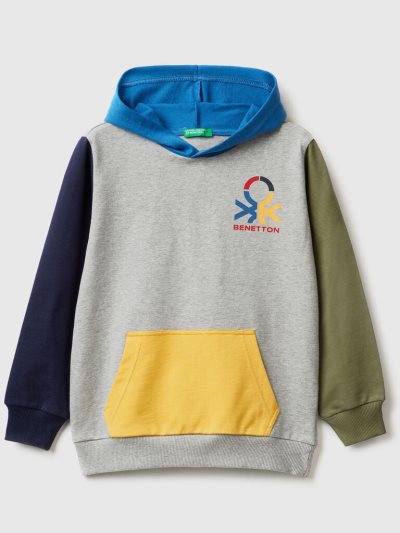 Benetton 100% Katoenen Hoodie Kinderen Multi-color | BE567984