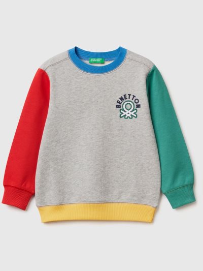 Benetton 100% Organic Katoenen Sweatshirt Kinderen Multi-color | BE948707