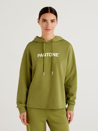 Benetton Benettonxpantone™ Hoodie Dames Groen | BE120084