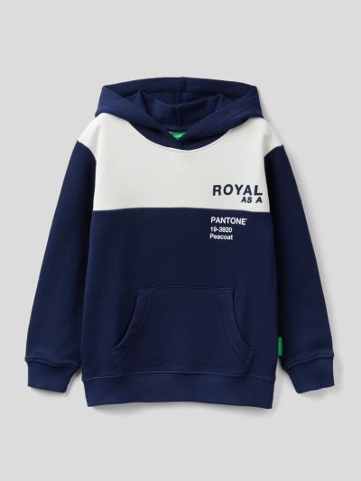 Benetton Benettonxpantone™ Hoodie Kinderen Donkerblauw | BE025217