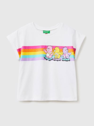 Benetton Care Bears™ 100% Katoenen Short Sleeve T-shirts Kinderen Wit | BE476090