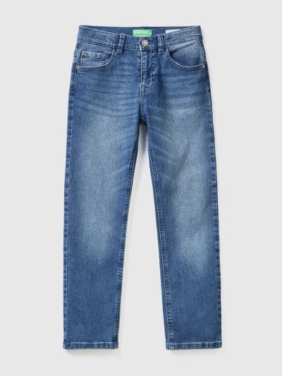 Benetton Eco-recycle Slim Fit Jeans Kinderen Blauw | BE262797