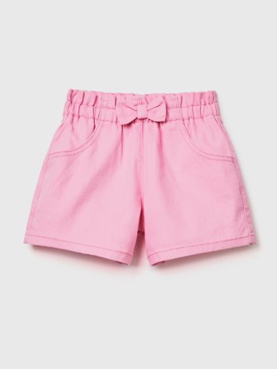 Benetton Elastic Taille Korte Broek Kinderen Roze | BE011728