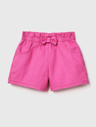 Benetton Elastic Taille Korte Broek Kinderen Fuchsie | BE970256