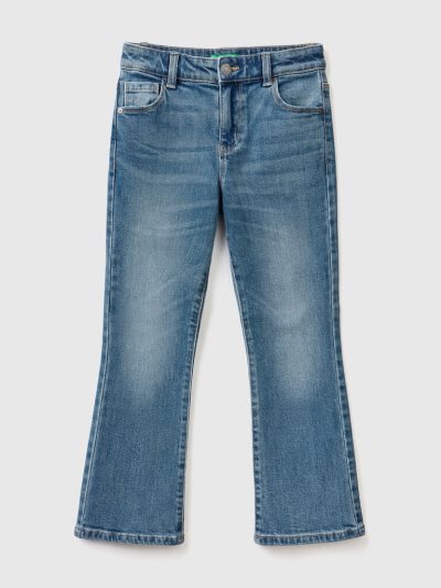 Benetton Five Pocket Flared Jeans Kinderen Blauw | BE877472