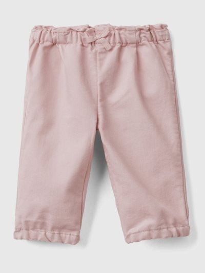 Benetton Gathered Taille Broek Kinderen Roze | BE182294