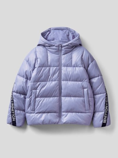 Benetton Gewatteerd Recycled Wadding Jassen Kinderen Lilac | BE988403