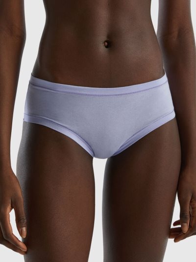 Benetton High-rise Super Stretch Organic Katoenen Knickers Dames Lavendel | BE947787