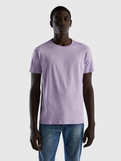 Benetton Kort Sleeve T-shirts Heren Lilac | BE457569