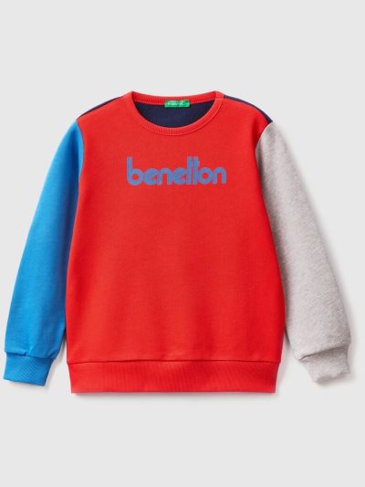 Benetton Logo Print Sweatshirt Kinderen Multi-color | BE768863