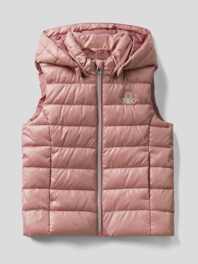 Benetton Mouwloos Hood Light Jackets Kinderen Roze | BE289167