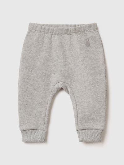 Benetton Organic Katoenen Joggingbroek Kinderen Lichtgrijs | BE066242