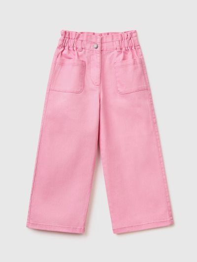 Benetton Paperbag Broek Kinderen Roze | BE998925