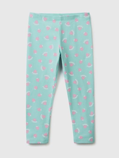 Benetton Patterned Stretch Katoenen Leggings Kinderen Lichtblauw | BE859330