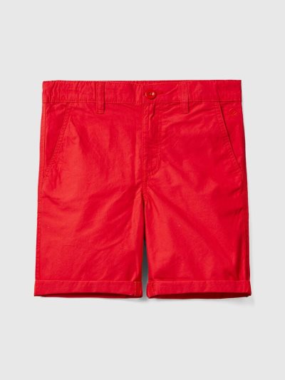 Benetton Pure Katoenen Bermuda Kinderen Rood | BE846002