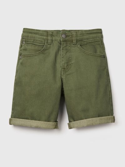 Benetton Slim Fit Bermuda Kinderen Groen | BE923525