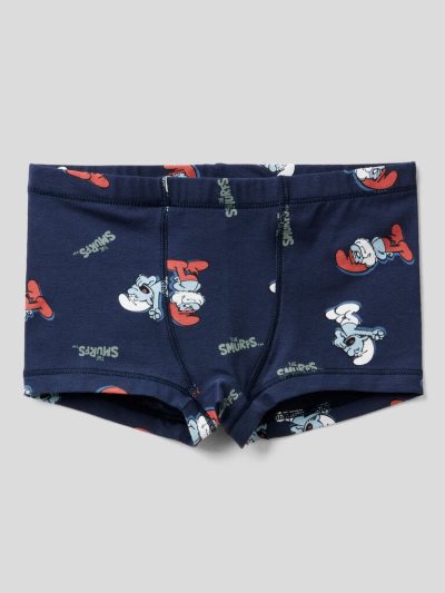 Benetton Smurfs Boxers Kinderen Donkerblauw | BE738655