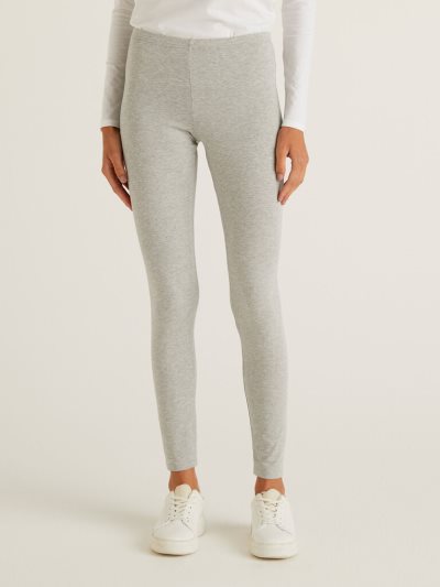 Benetton Stretch Katoenen Leggings Dames Grijs | BE574274