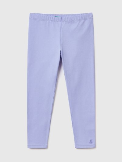 Benetton Stretch Katoenen Leggings Kinderen Periwinkle | BE921341