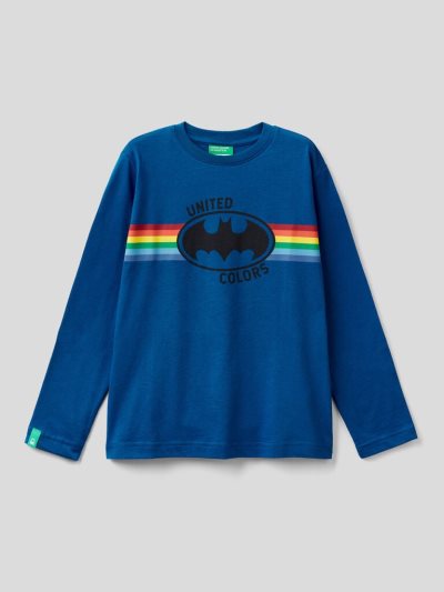 Benetton Superhero ©&™dc Comics Long Sleeve T-shirts Kinderen Blauw | BE151573