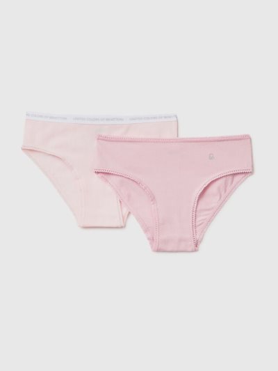 Benetton Two Stretch Katoenen Slips Kinderen Multi-color | BE797528