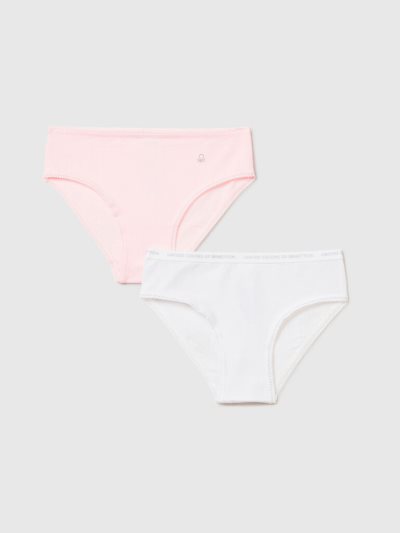 Benetton Two Stretch Katoenen Slips Kinderen Multi-color | BE890779