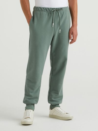 Benetton Warm Drawstring Joggingbroek Heren Groen | BE073578