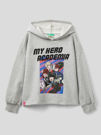 Benetton Warm "My Hero Academia" Hoodie Kinderen Grijs | BE228716