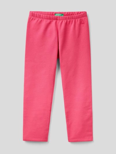 Benetton Warm Sweat Leggings Kinderen Fuchsie | BE598187