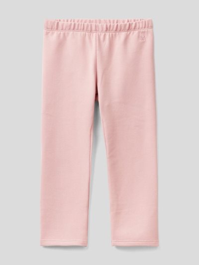 Benetton Warm Sweat Leggings Kinderen Roze | BE411275