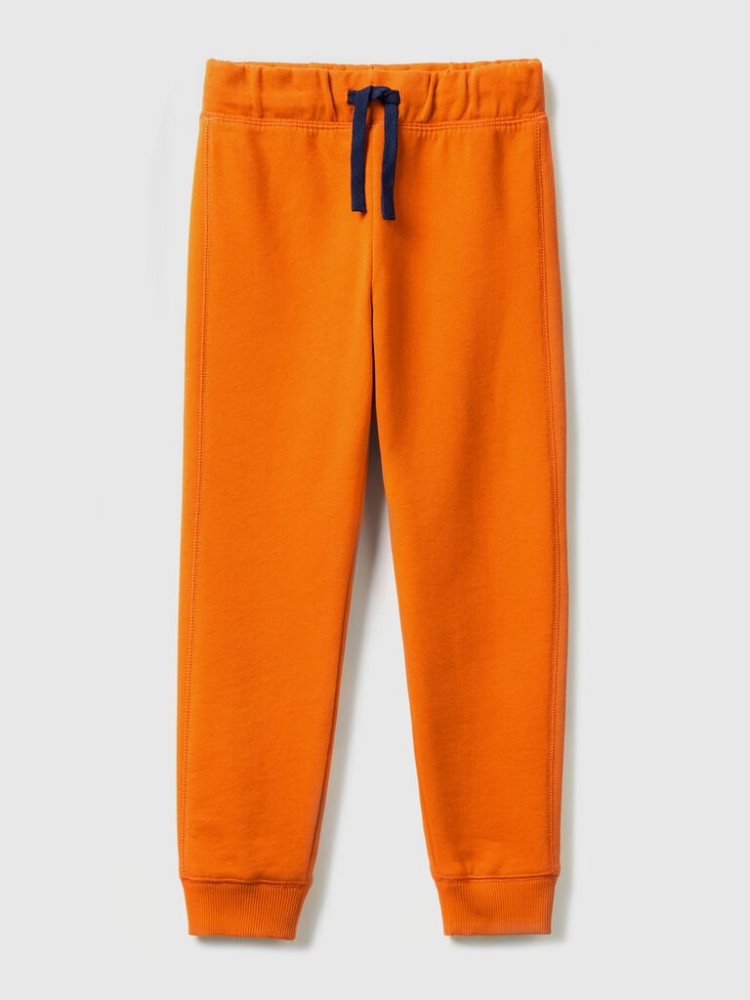 Benetton 100% Katoenen Joggingbroek Kinderen Oranje | BE872433