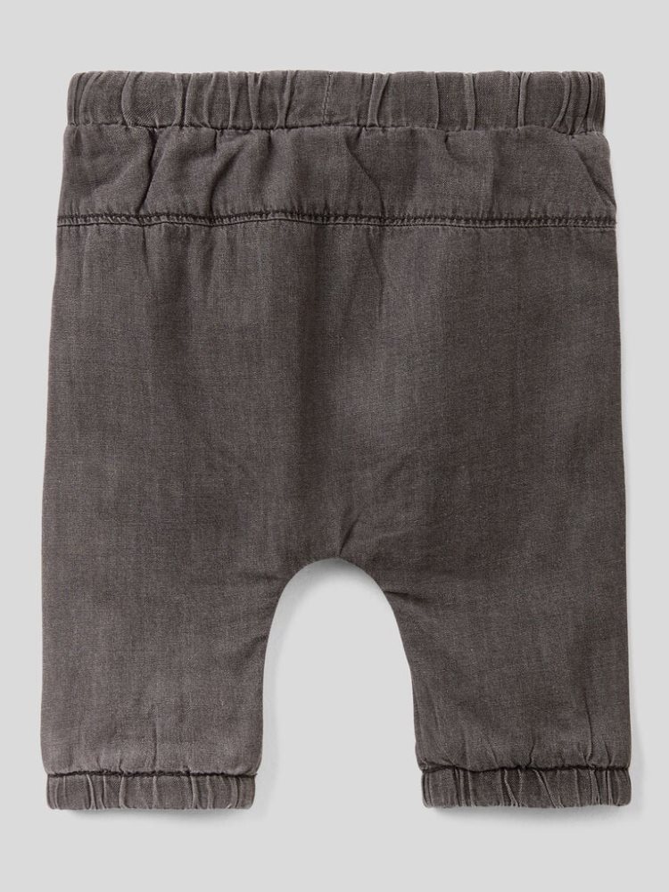 Benetton 100% Katoenen Tassels Broek Kinderen Donkergrijs | BE664735