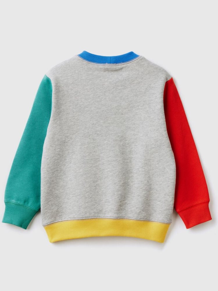 Benetton 100% Organic Katoenen Sweatshirt Kinderen Multi-color | BE948707