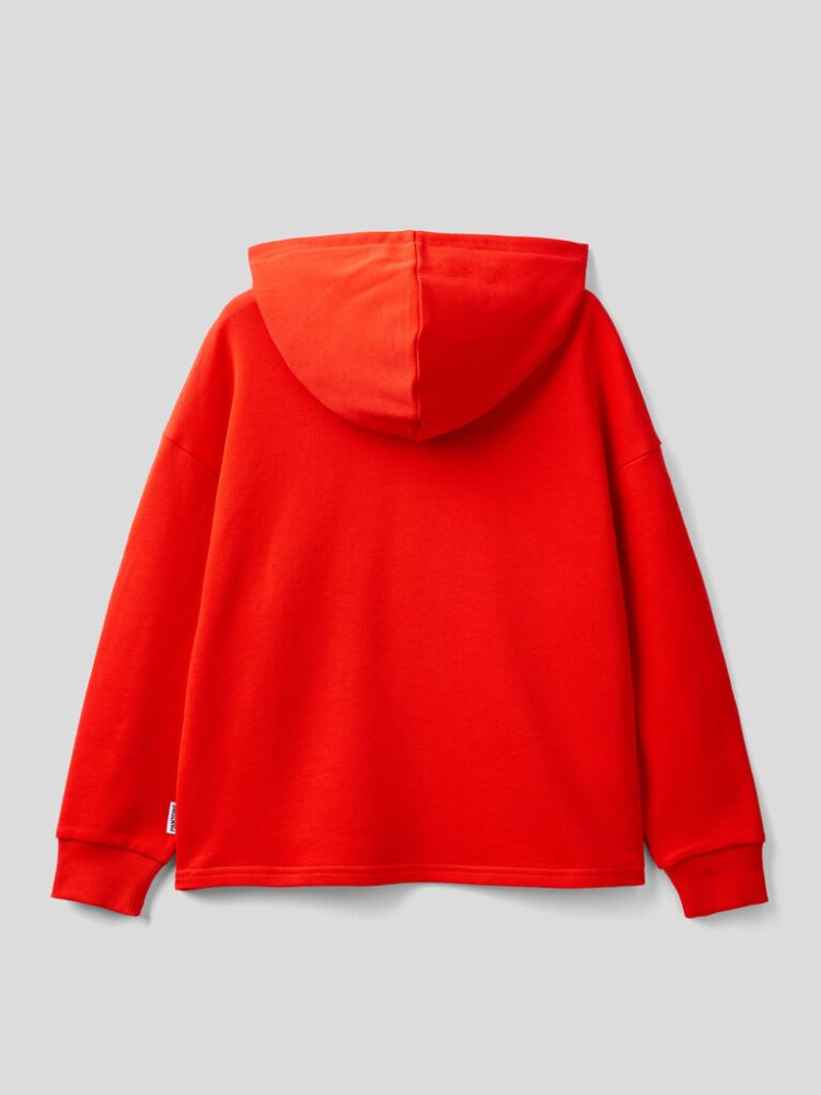 Benetton Benettonxpantone™ Hoodie Dames Rood | BE398043