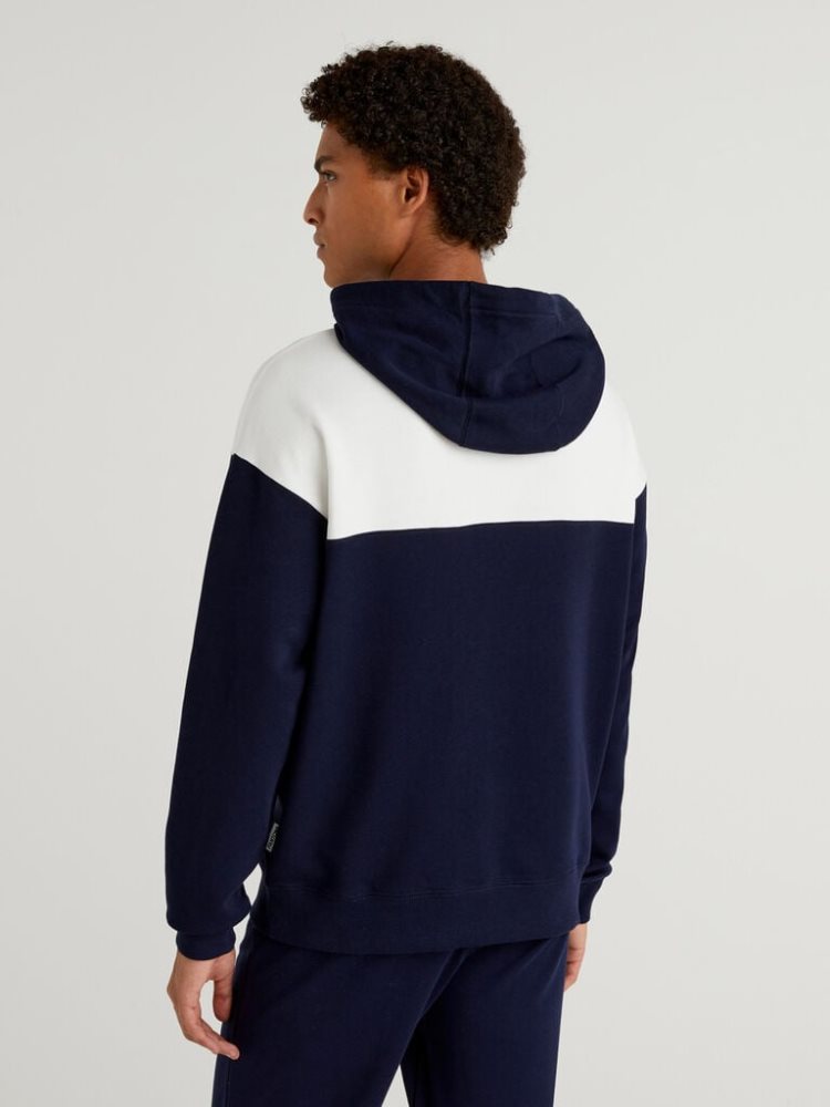 Benetton Benettonxpantone™ Hoodie Heren Donkerblauw | BE219123