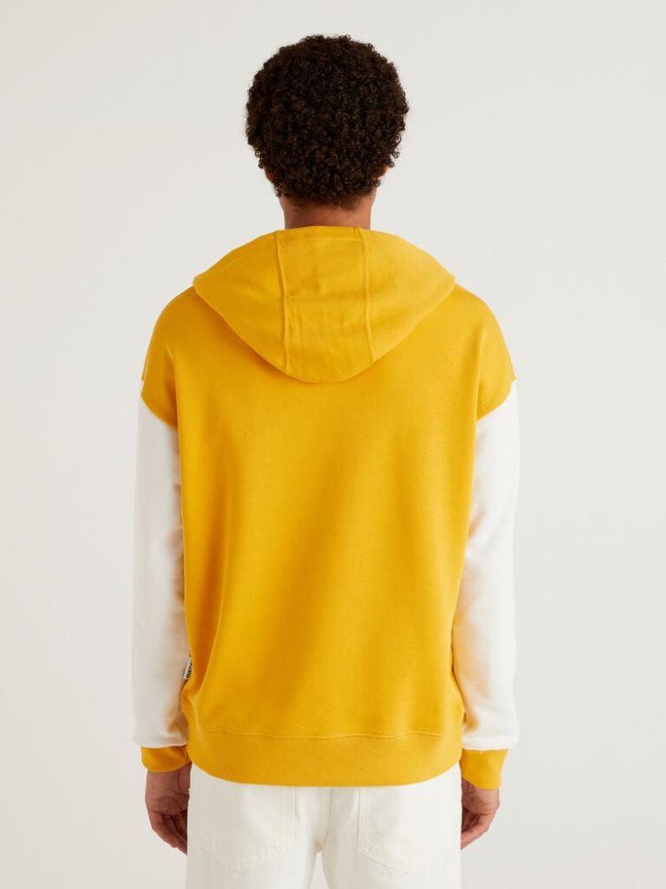 Benetton Benettonxpantone™ Hoodie Heren Geel | BE924419