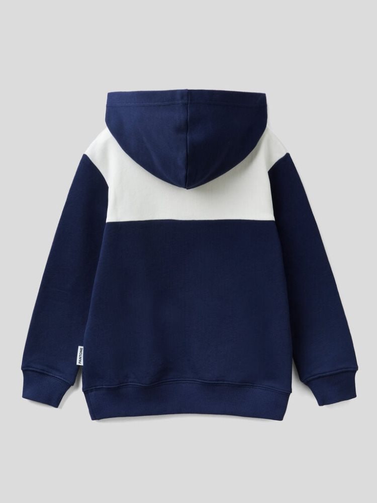 Benetton Benettonxpantone™ Hoodie Kinderen Donkerblauw | BE025217