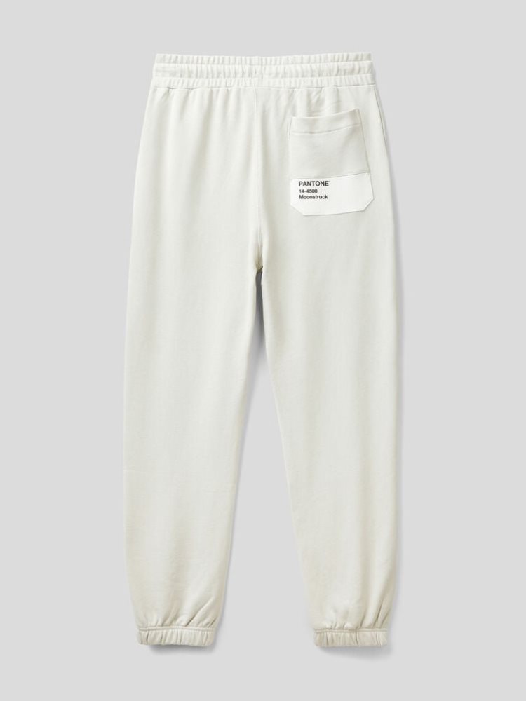 Benetton Benettonxpantone™ Joggers Heren Lichtgrijs | BE043356