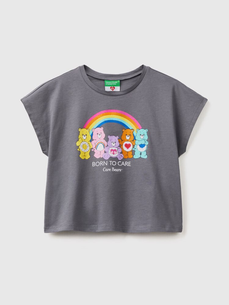 Benetton Care Bears™ Print Short Sleeve T-shirts Kinderen Donkergrijs | BE454127