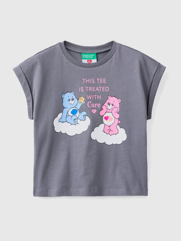 Benetton Care Bears™ Print Short Sleeve T-shirts Kinderen Donkergrijs | BE512578