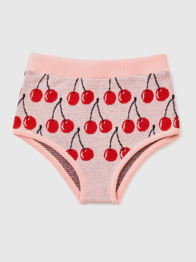 Benetton Cherry Pattern Culottes Kinderen Roze | BE749120