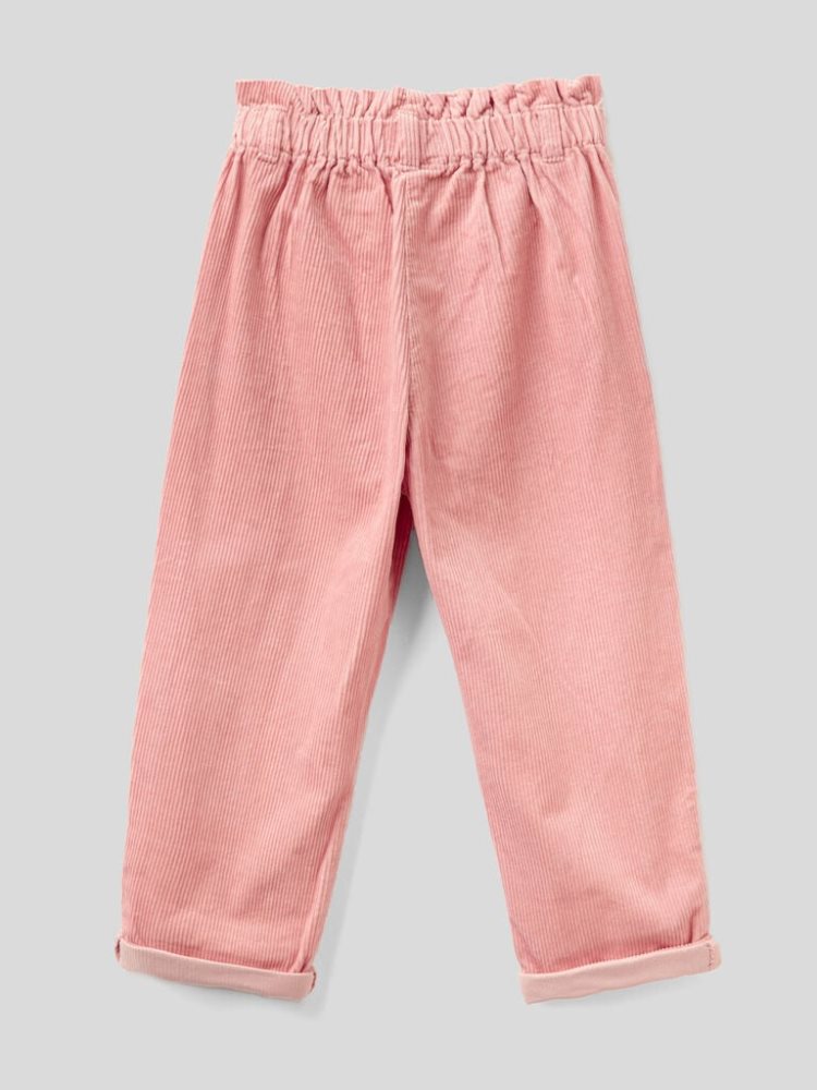 Benetton Corduroy Broek Kinderen Roze | BE028438