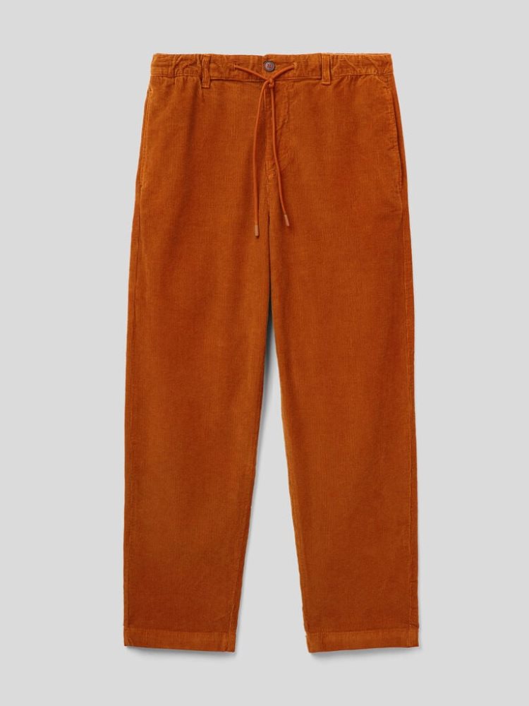 Benetton Corduroy Joggers Heren Burnt | BE254122