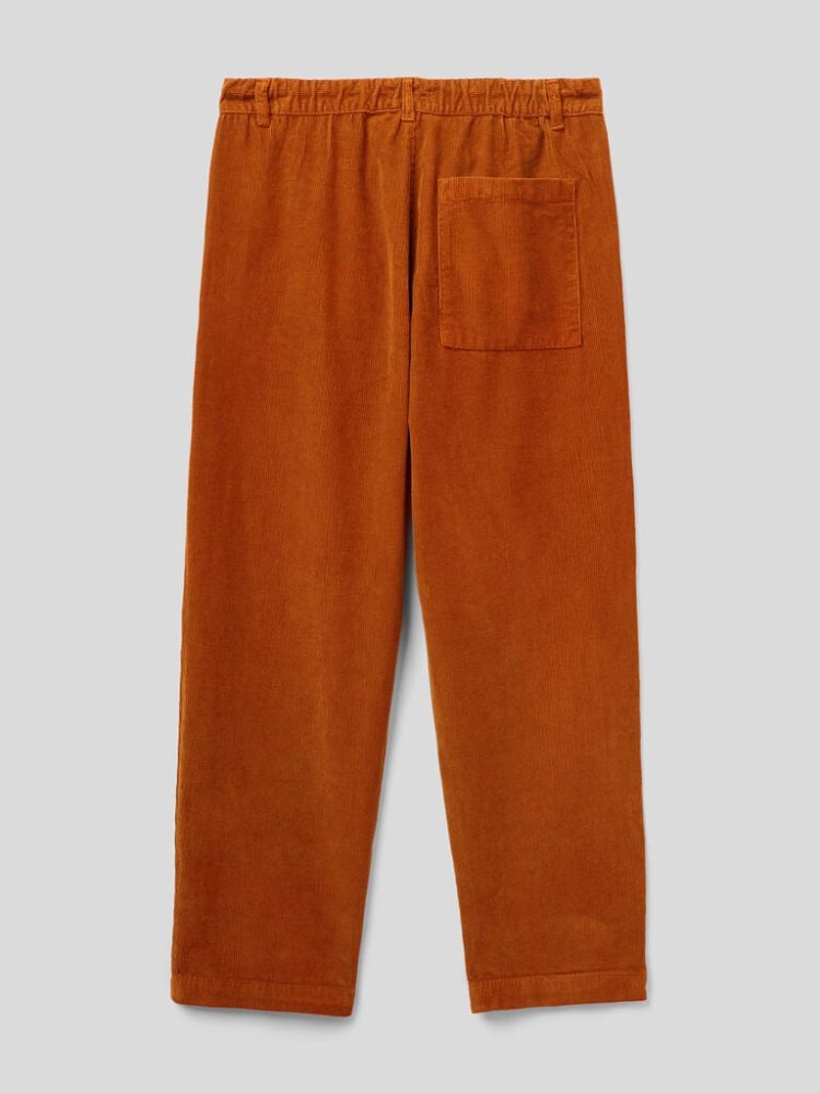 Benetton Corduroy Joggers Heren Burnt | BE254122