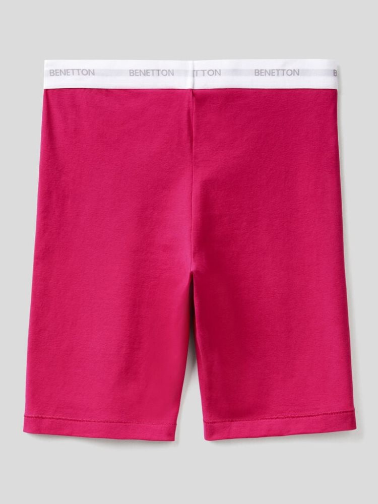 Benetton Cyclamen Cycling Korte Broek Dames Cyclamen | BE605865