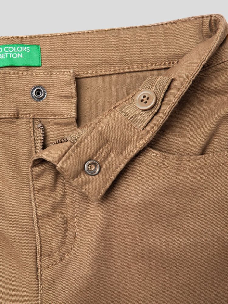 Benetton Five-pocket Slim Fit Broek Kinderen Beige | BE642530