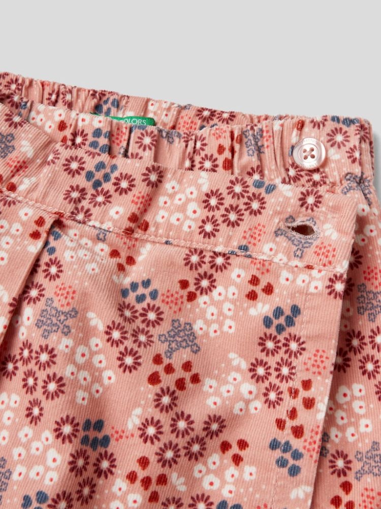 Benetton Floral Culottes Kinderen Roze | BE856864