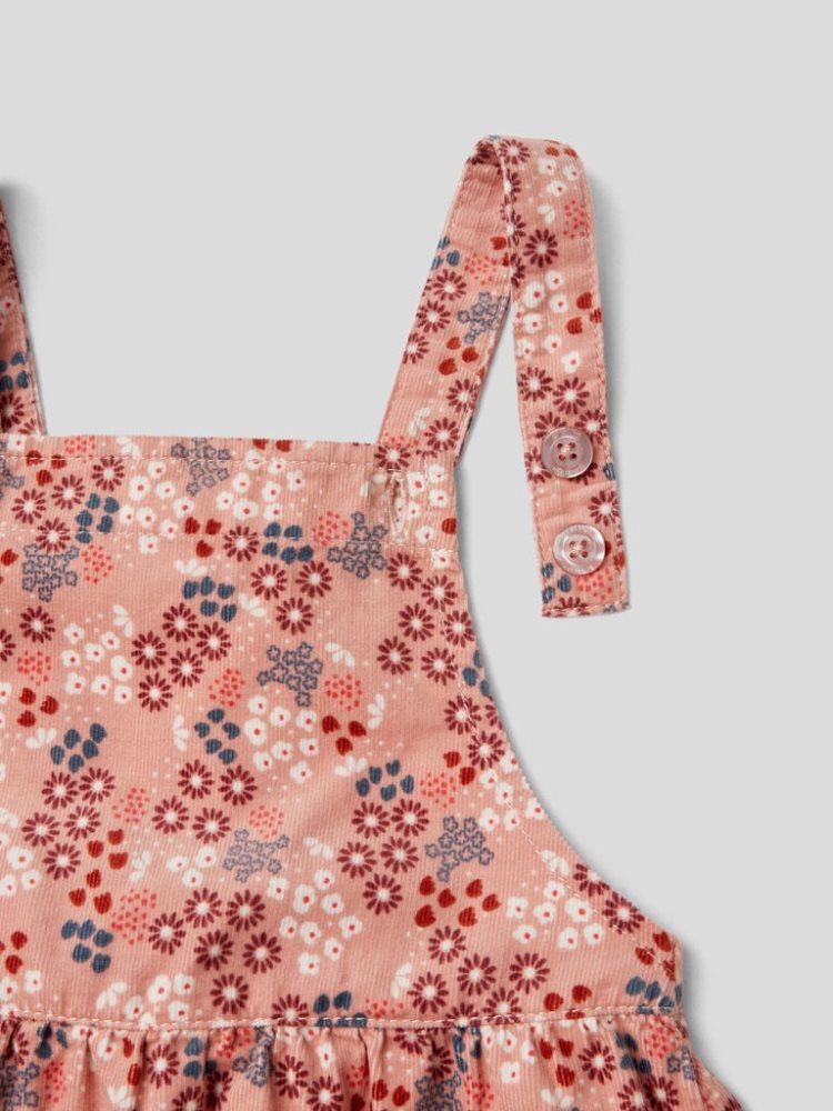 Benetton Floral Dungaree Rokken Kinderen Roze | BE165436