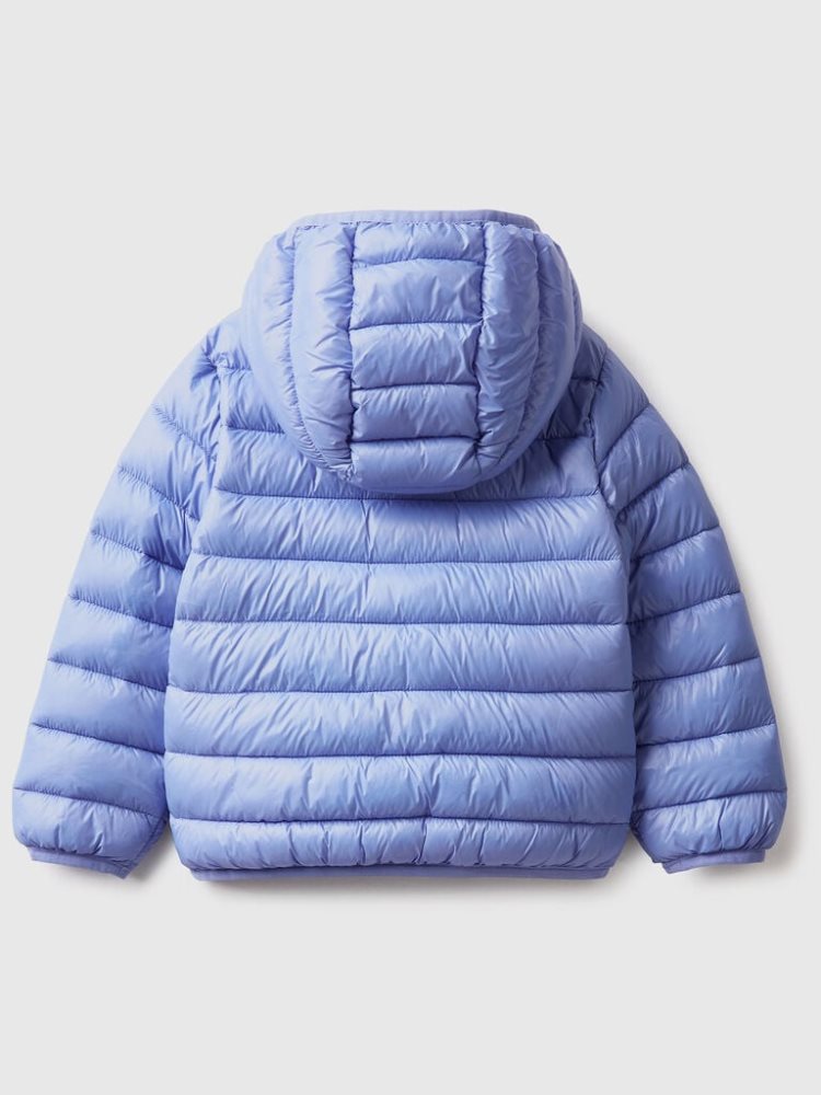 Benetton Gewatteerd Hood Light Jackets Kinderen Periwinkle | BE748512