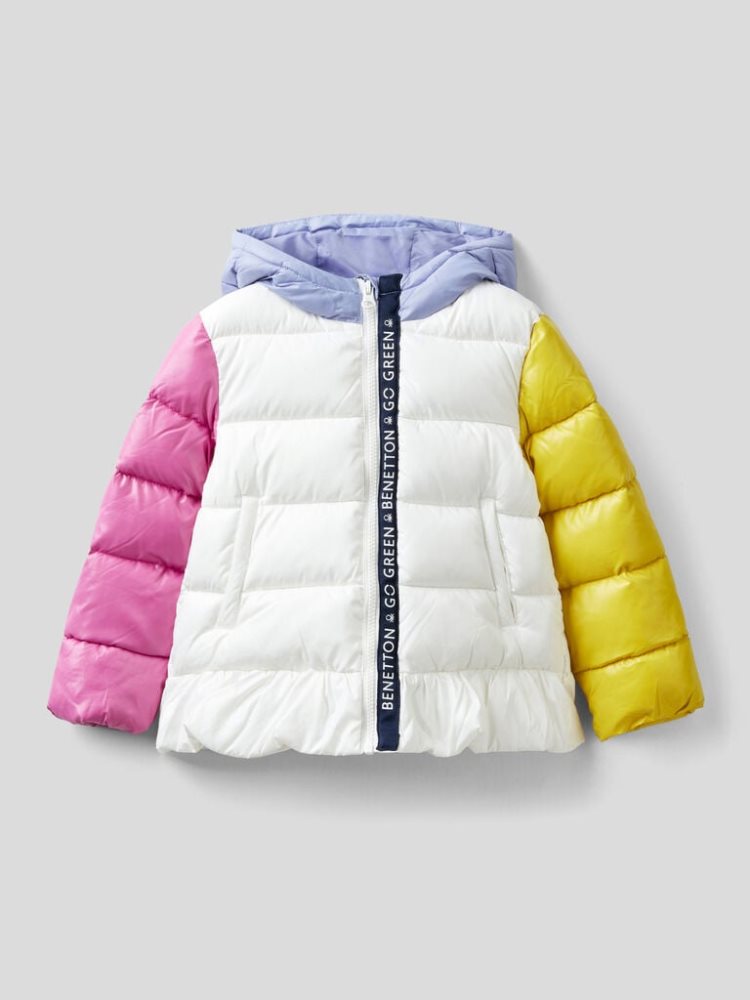 Benetton Gewatteerd Recycled Wadding Light Jackets Kinderen Multi-color | BE189931